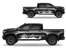 Wild Summit Mountain Forest Decals for Silverado
