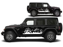 Wild Summit Mountain Forest Decals for Jeep Wrangler