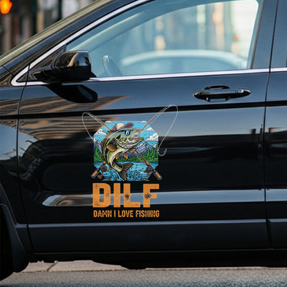 Fishing RevStick Decal For Car